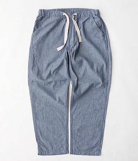  ANACHRONORM Chambray Easy Pants [INDIGO]