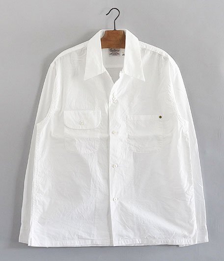  ANACHRONORM Broad Open Collar Shirt [WHITE]