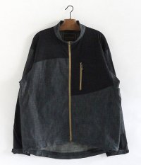  ANACHRONORM Two Way Stretch Jacket [INDIGOBLACK]