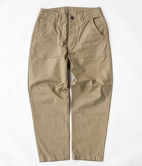  ANACHRONORM Chino Tapered Trousers [BEIGE]
