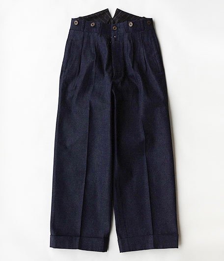  ANACHRONORM Denim Baggy Trousers [INDIGO]