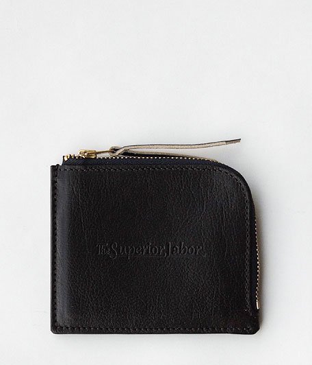  THE SUPERIOR LABOR Zip Half Wallet [black]