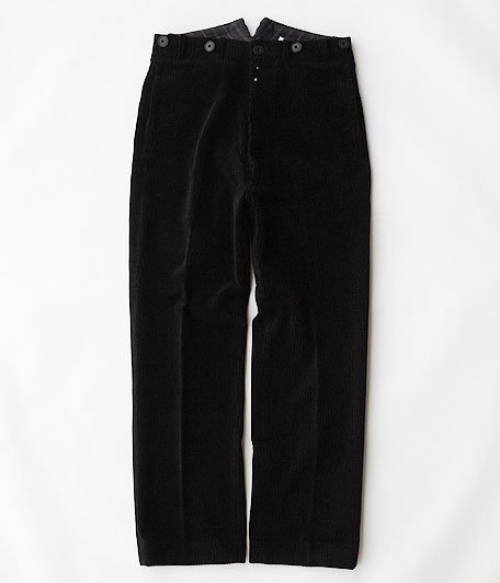 ANACHRONORM Wide Wale Corduroy Wide Trousers [BLACK] - KAPTAIN ...