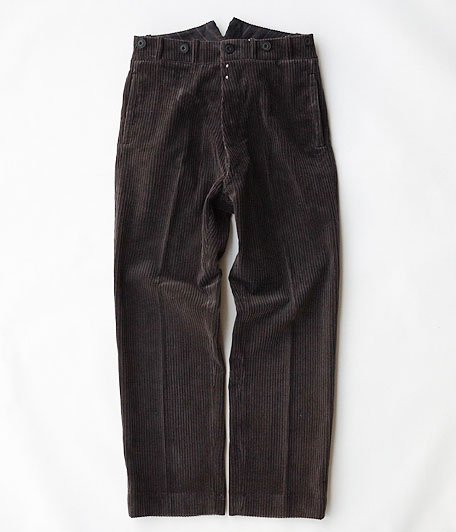 ANACHRONORM Wide Wale Corduroy Wide Trousers [GRAY] - Fresh