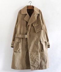  ANACHRONORM Organic Chino Trench Coat [BEIGE]