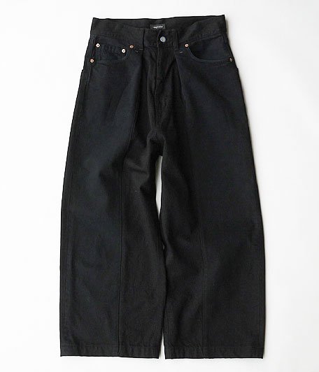 HURRAY HURRAY Remake Baggy Denim Pants [BLACK] - KAPTAIN SUNSHINE