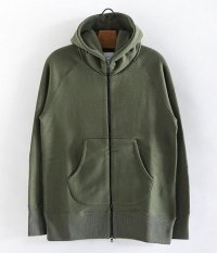  CURLY BRIGHT ZIP PARKA [OLIVE]
