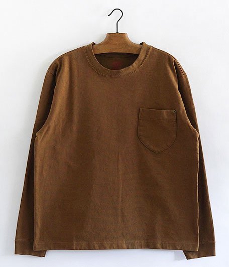  ANACHRONORM Standard Heavy Weight Pocket L/S T-shirt [H.BROWN]