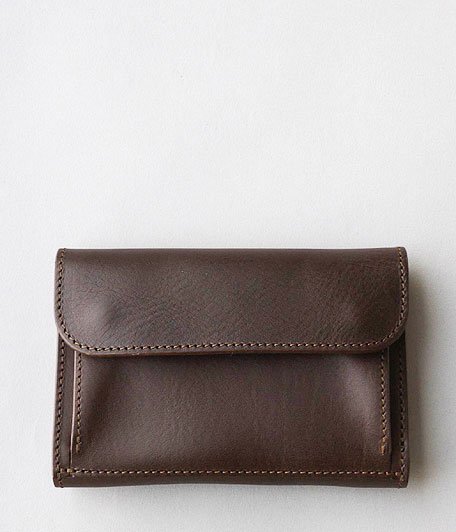  THE SUPERIOR LABOR Outside Pocket Middle Wallet [brown]