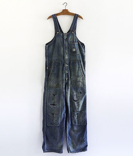  ANACHRONORM Damaged Denim Overalls [INDIGO]