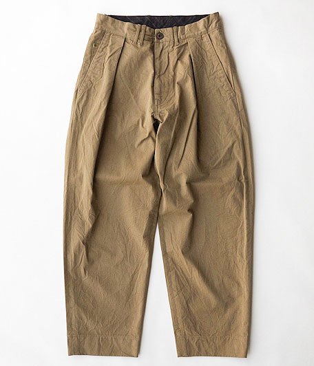 ANACHRONORM Chino Tuck Trousers [BEIGE] - Fresh Service NECESSARY