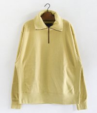  ANACHRONORM Half Zip Sweatshirt [YELLOW]