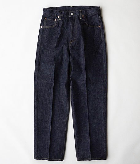 H.UNIT STORE LABEL Indigo Denim Tuck 5P Washed [INDIGO] - Fresh