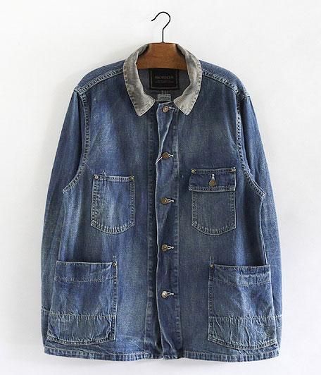 ANACHRONORM Washed Denim Rail RoadJacketGジャン/デニムジャケット ...