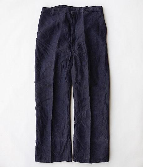インディゴリネン　パンツ　フレンチ　french vintage 30's インディゴリネンフレンチワークパンツ - Fresh Service