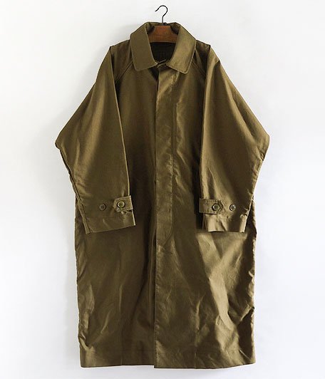 ANACHRONORM Giza Moleskin Balmacaan Coat [KHAKI] - Fresh Service