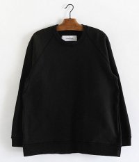  CURLY FROSTED CREW SWEAT [BLACK]