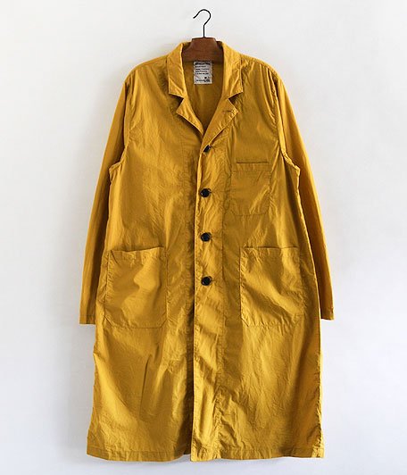 H.UNIT STORE LABEL Broadcloth Long Atelier Coat [MUSTARD] - Fresh