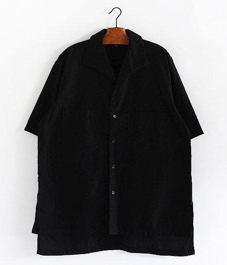 KAPTAIN SUNSHINE Italian Collar Safari Shirt [INK BLACK] - Fresh