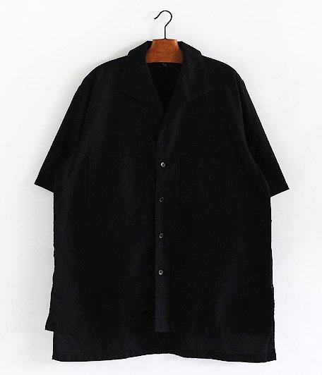  KAPTAIN SUNSHINE Italian Collar Safari Shirt [INK BLACK]