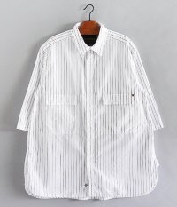  ANACHRONORM Ring Snap 1/2 Sleeve Shirt [WHITE]