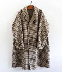  KAPTAIN SUNSHINE Reversible Chesterfield Coat [BROWN GUNCLUB]