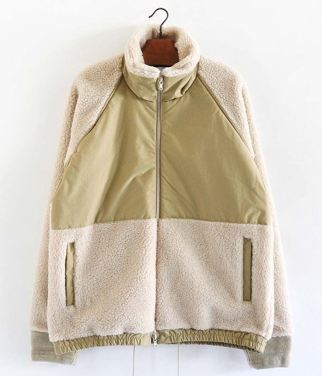 CURLY CLOUDY BOA SC BLOUSON [BEIGE] - Fresh Service NECESSARY or