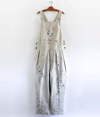  NEAT DEADSTOCK CONEMILLS CANVAS OVERALL [IVORY / A PAINT]