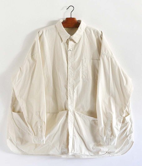 Fresh Service Tool Pocket Regular Collar Utility Shirt [IVORY