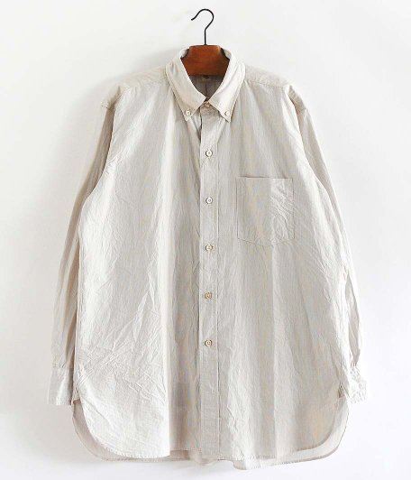 KAPTAIN SUNSHINE Big Button-down Shirt [BROWN PINSTRIPE] - Fresh ...
