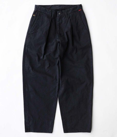 ANACHRONORM Standard Tuck Wide Trousers [BLACK]