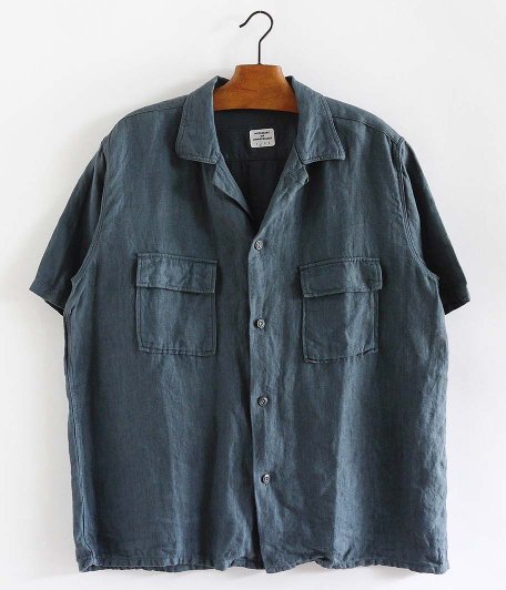  NECESSARY or UNNECESSARY TWO POCKET SHIRT LINEN [JADE]