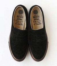  PRAS COMFY LOAFERS [BLACK / BROWN SOLE]