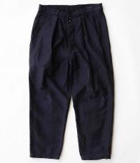 【濃紺】モールスキン フレンチワークジャケット ビンテージ 身幅61cm 40's モールスキンフレンチワークジャケット [Dead Stock