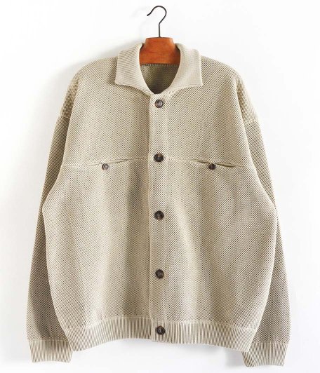 crepuscule Moss Stitch Blouson [BEIGE] - Fresh Service NECESSARY