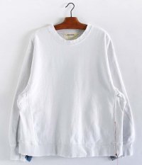  ANACHRONORM Crashed Sweatshirt [WHITE]
