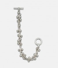  FIFTH Silver Beaded Bracelet / Large