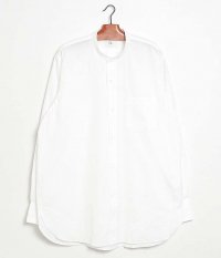  HERILL Suvin Stand Collar Shirt [WHITE]