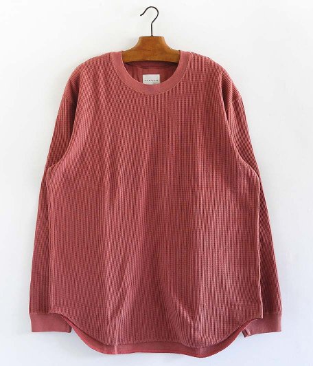  CURLY CLOUDY L/S TEE [SMOKE RED]
