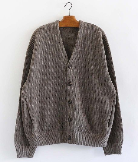 crepuscule Moss Stitch Cardigan [BROWN] - Fresh Service NECESSARY