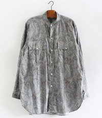 メンズ 【KAPTAIN SUNSHINE】STAND COLLAR SHIRT BRN | artsiona.com