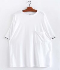  WELLDER Embroidery Half Sleeve T-Shirt [WHITE]