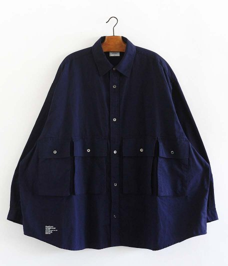 Fresh Service OXFORD FLAP POCKET L/S SHIRT [NAVY] - Fresh Service