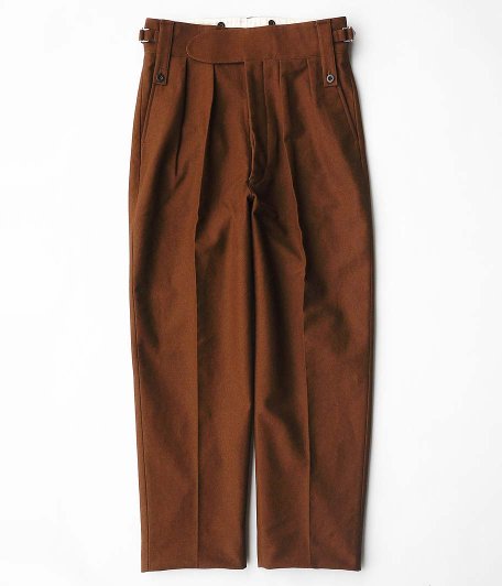  NEAT Buffalo Cloth Pigment Print Beltless [BROWN]