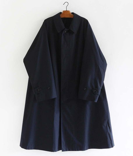  A.PRESSE Balmacaan Coat [NAVY]