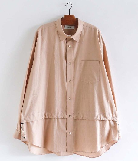 WELLDER Drawstring Shirt [BEIGE PINK] - Fresh Service NECESSARY or  UNNECESSARY NEAT OUTIL YOKE VINTAGE などの通販 RADICAL