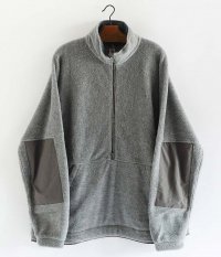  KAPTAIN SUNSHINE Wool Cashmere Fleece Highneck Pullover [LIGHT GRAY]