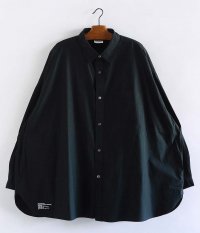  Fresh Service CORPORATE REGULAR COLLAR SHIRT [BLACK]