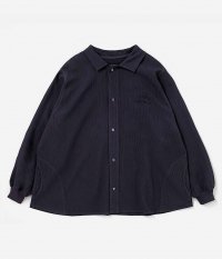  FIFTH Easy Cord L/S Shirts [BLACK]