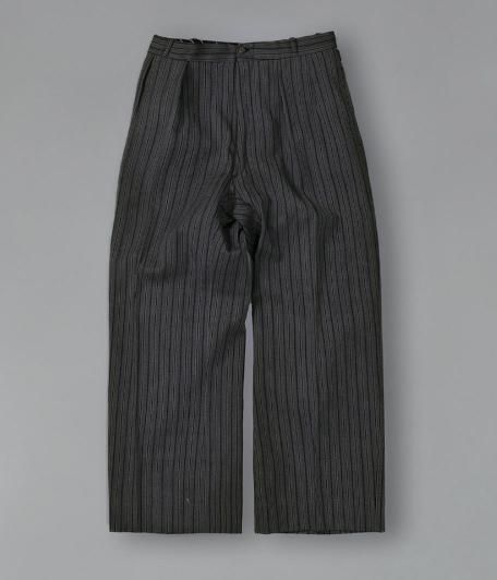 30s フレンチストライプウールパンツ - Fresh Service NECESSARY 30s フレンチストライプウールパンツ - Fresh Service NECESSARY